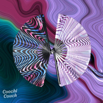 Double-Sided Festival Fan (Neon Jungle Collection)